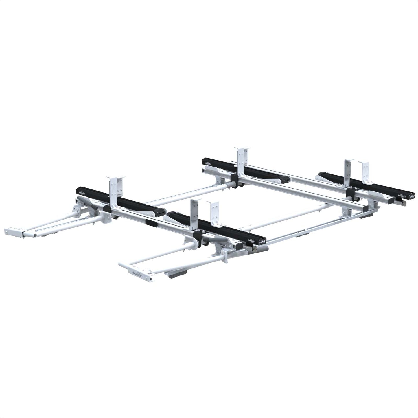 Max Rack Low Roof Drop Down Ladder Rack, Double Side, 3 Bar, Mercedes Metris – 1850-MM3