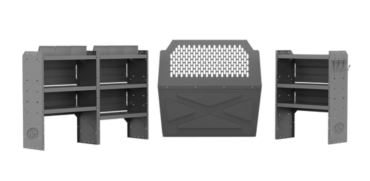 Deluxe Commercial 43" H Shelves - Transit Connect