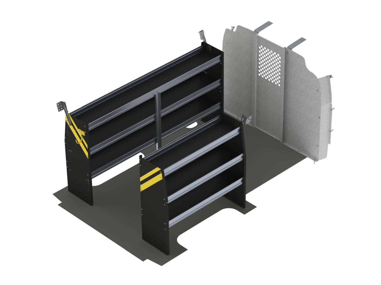 Contractor Van Shelving Package, Chevrolet Express, 135” WB – GSR-10