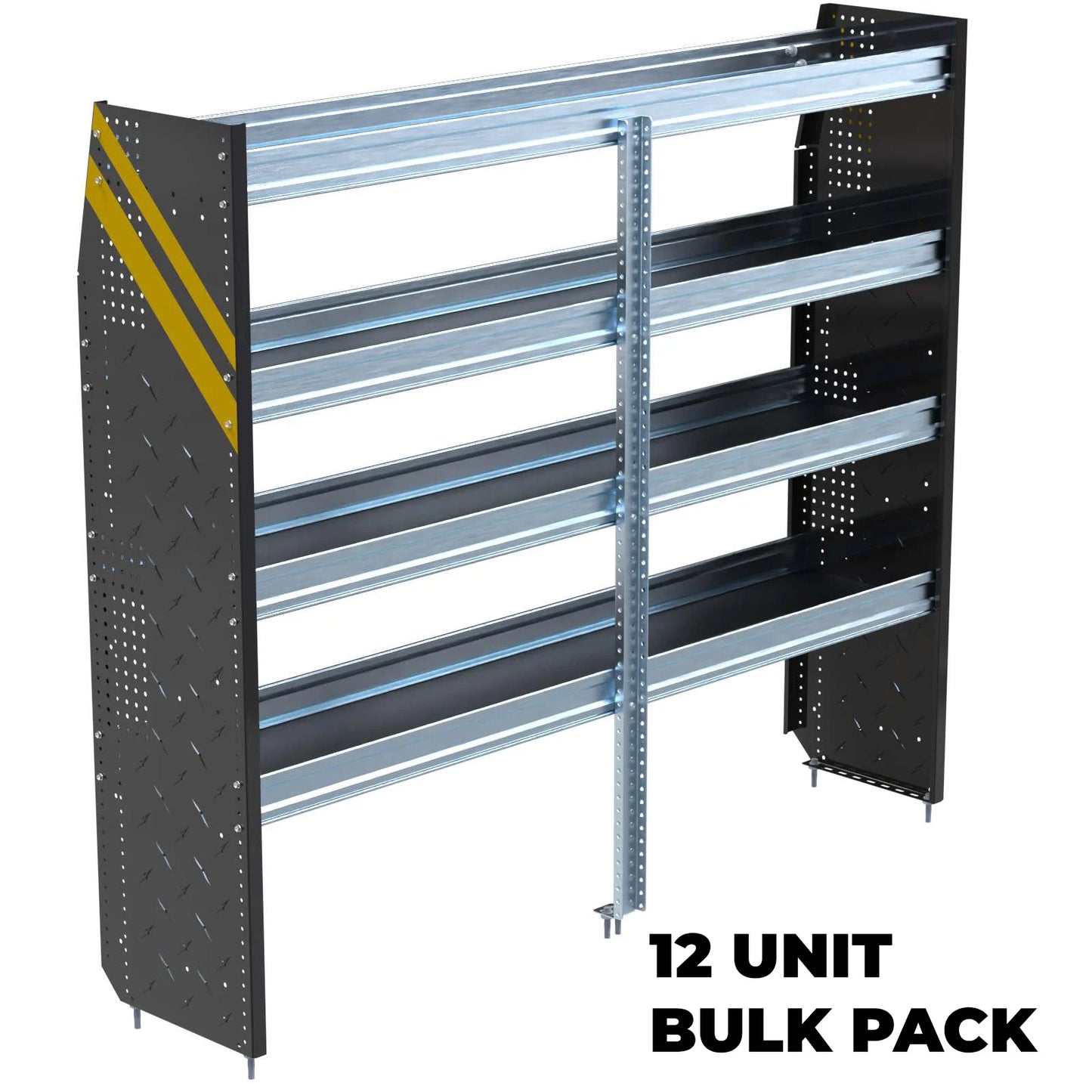 N5 Series Cargo Van Shelving, 72″ Wide, 4 Trays, 12 Bulk Pack – N5-RS72-4×12