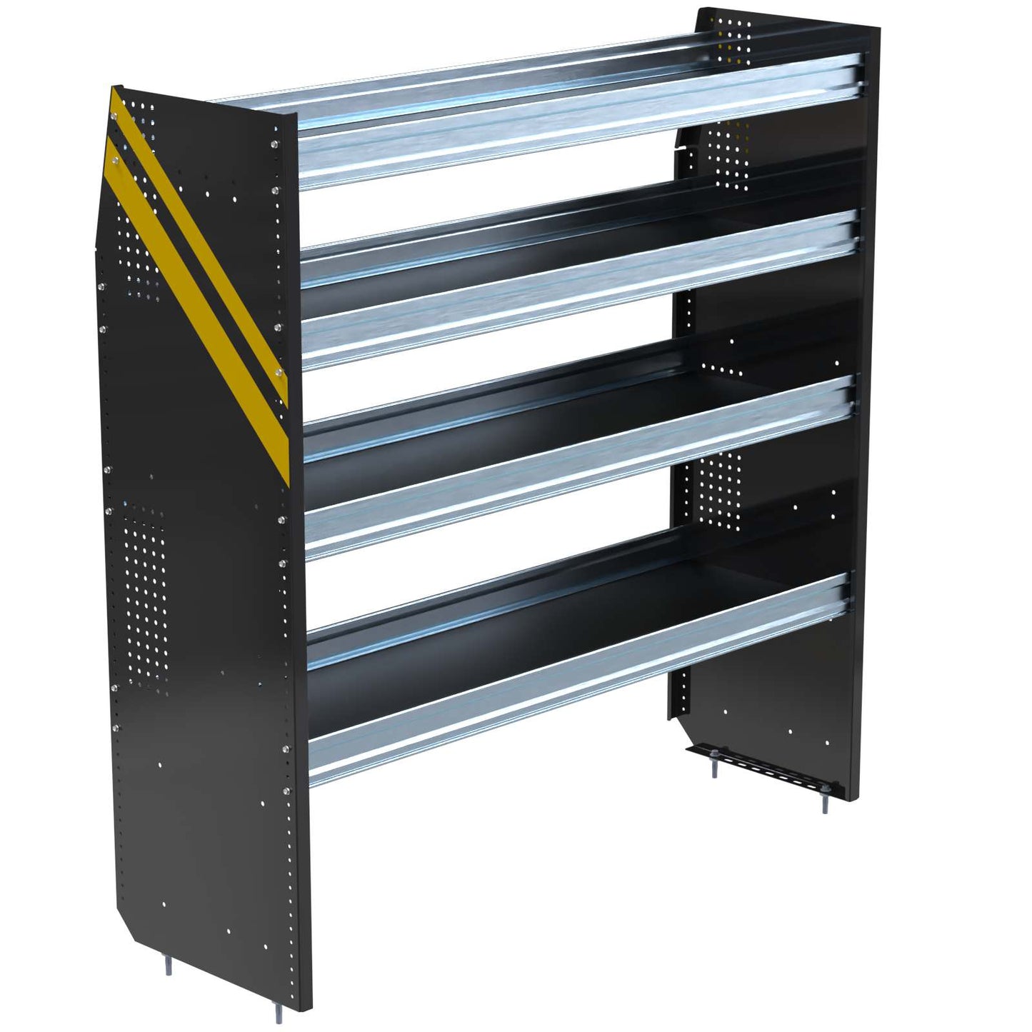 N5 Series Cargo Van Shelving, 60″ Wide, 4 Trays – N5-DS60-4