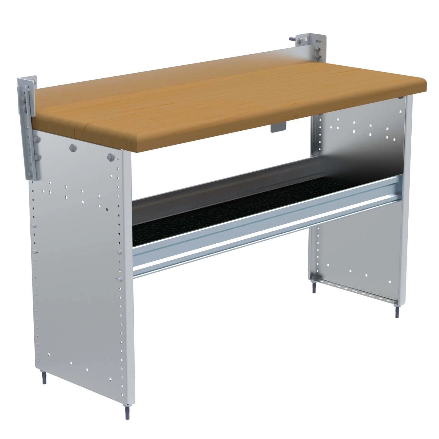 Workbench, Composite Aluminum w/ Hardwood Top, 18"d x 48"w x 32"h