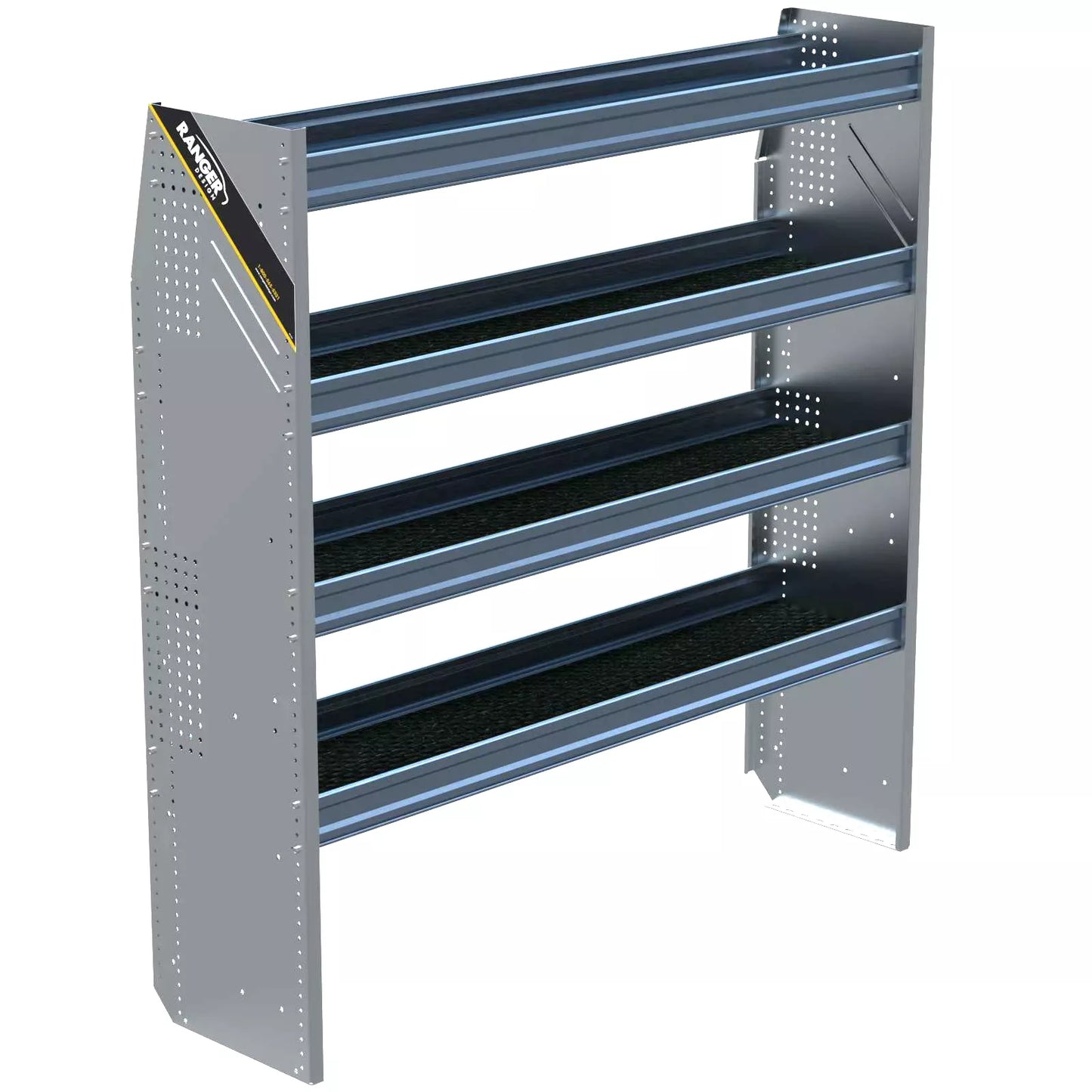 N5 Composite Aluminum Van Shelving, 60″ Wide, 4 Trays – N5-RA60-4C