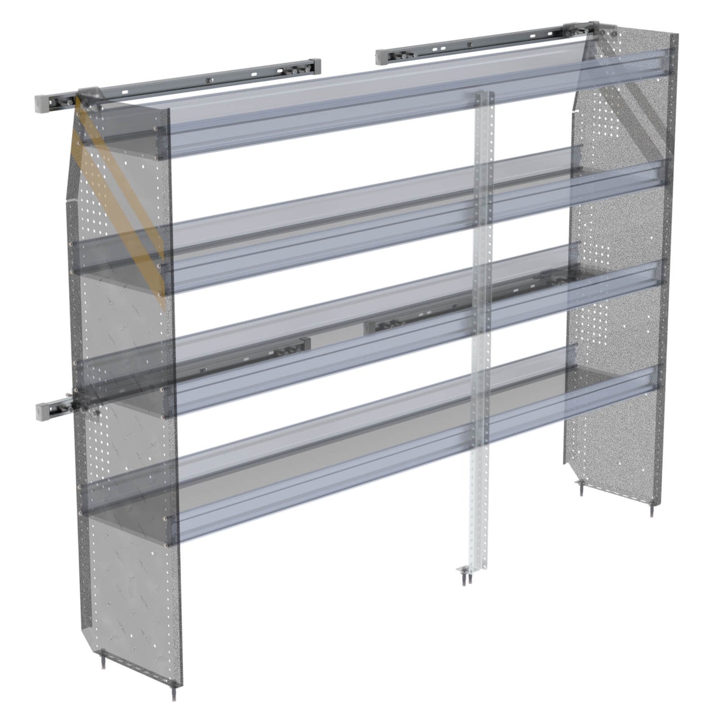 Install track kit, driver side, RAM Promaster 118" Wheelbase