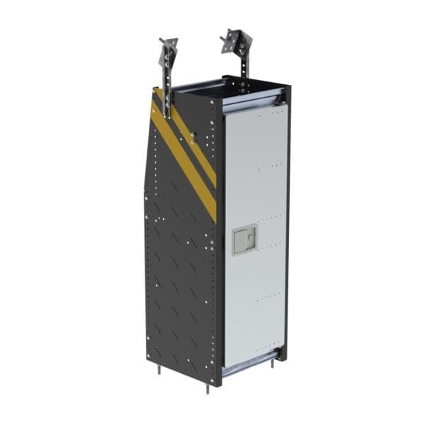 Locker w/top shelf, steel, 16"d x 14"w x 42"h