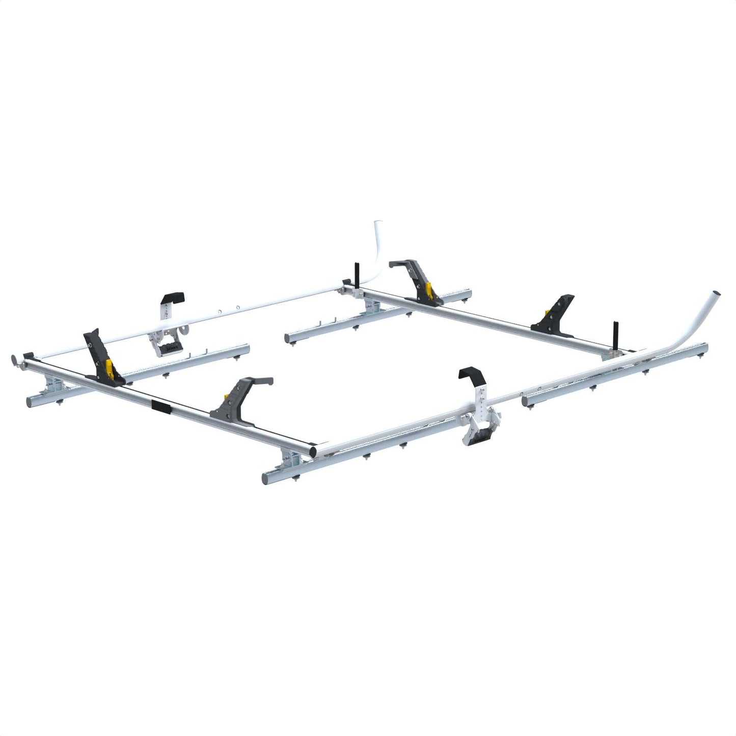 Double Clamp Mercedes Sprinter Ladder Rack, 2 Bar System – 1630-DH