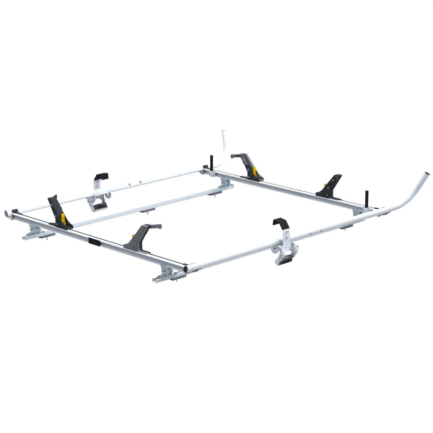 Double Clamp Ladder Rack For Ford Transit, RWB, 2 Bar System – 1630-FTR