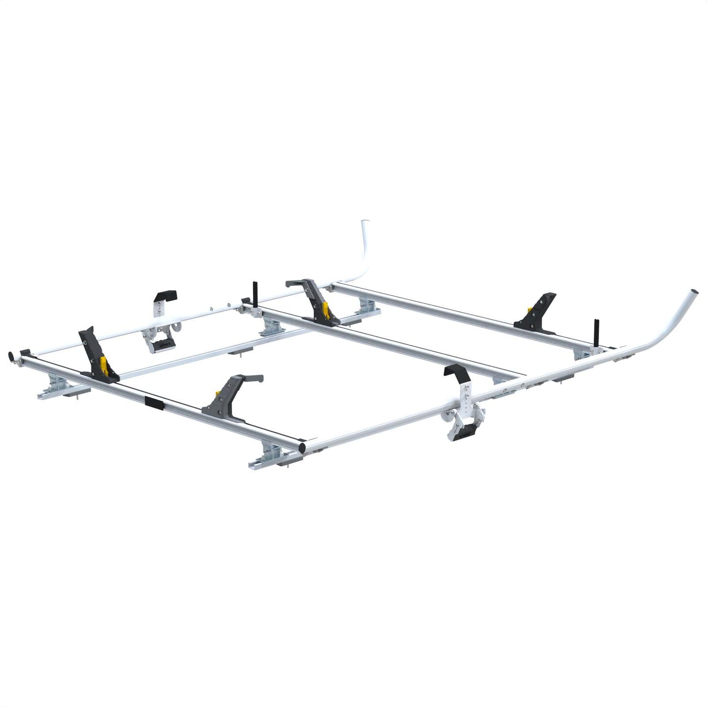 Double Clamp Ladder Rack For Ford Transit, RWB, 3 Bar System – 1630-FTR3
