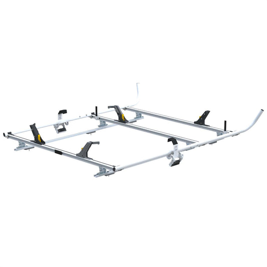 Double Clamp Ladder Rack For Ford Transit, RWB, 3 Bar System – 1630-FTR3