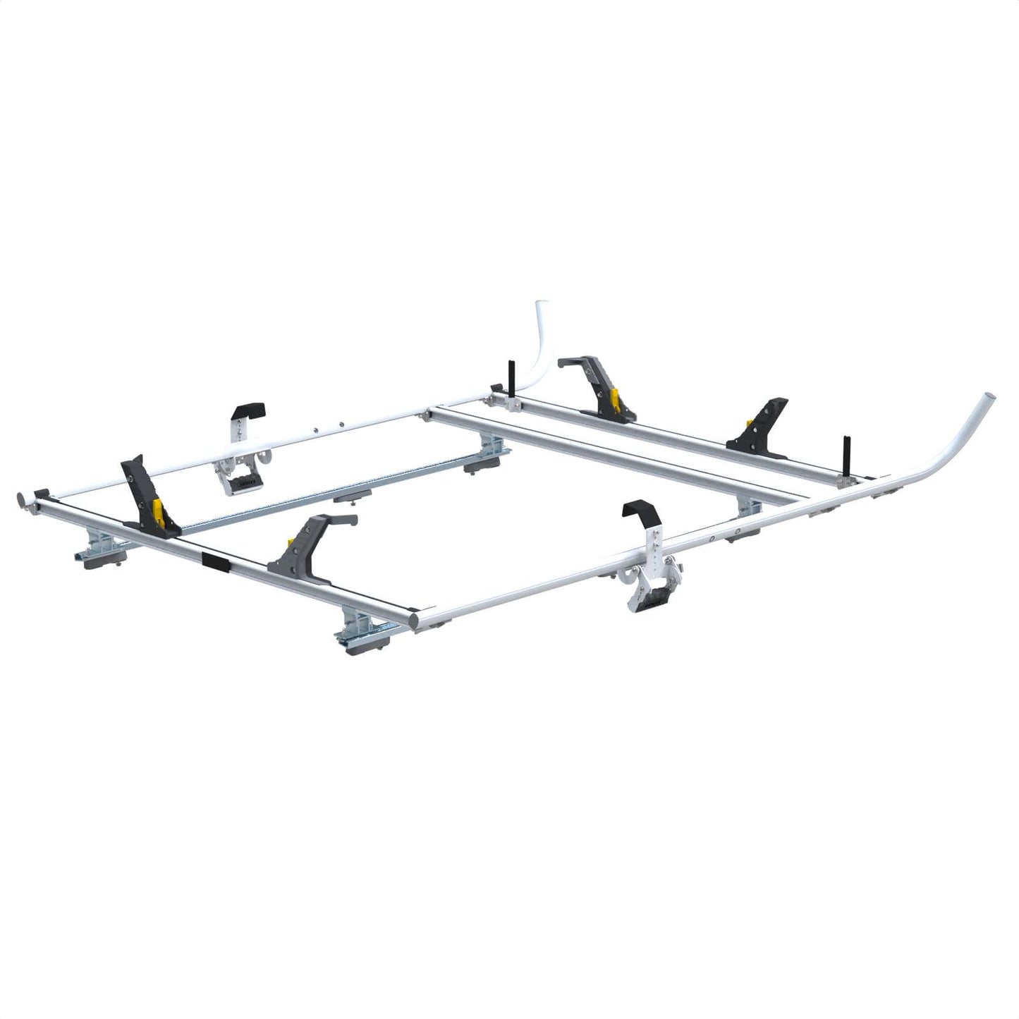 Double Clamp Ladder Rack For Ford Transit Connect, Extended 2 Bar System – 1630-TCX