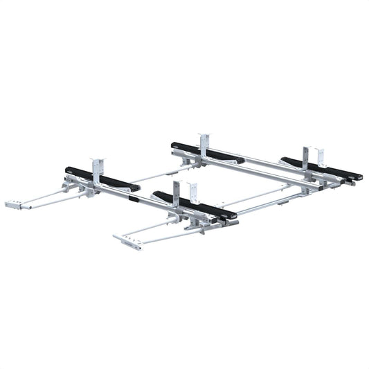 Max Rack Low Roof Drop Down Ladder Rack, Double Side, 3 Bar, Ford Transit LR RWB – 1850-FTR3