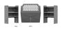 Commercial 43" H Shelves - Transit Connect