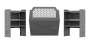 Commercial 43" H Shelves - Transit Connect