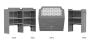 Deluxe Commercial 43" H Shelves - Transit Connect