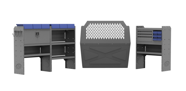 Electrical Contractor 43" H Shelves - ProMaster City