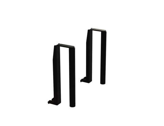 Double Ladder Extension Hooks - Aluminum Drop Down Racks