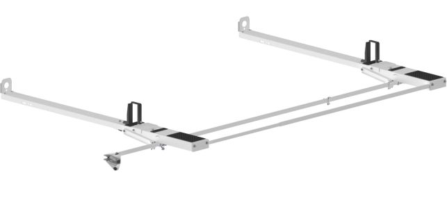 Drop Down HD Aluminum Ladder Rack Kit - Single - Sprinter Standard Roof