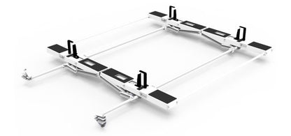 Drop Down HD Aluminum Ladder Rack Kit - Double - Sprinter High Roof