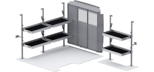 Folding Shelves Package - ProMaster Standard Roof 118" WB