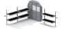 Folding Shelves Package - Transit 130" WB Mid Roof