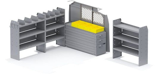 Heavy Duty Drawers Van Package - GM 135" Wheelbase