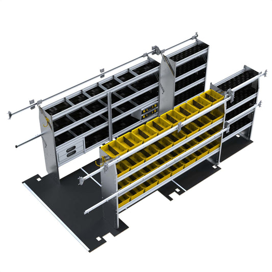 Aluminum Package, Chevrolet BrightDrop 600, Includes E-Floor & Mounting Tracks – BZL-27