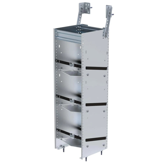3 Tier Refrigerant Rack for Large Bottles, Composite Aluminum, 14"d x 13"w x 43"h