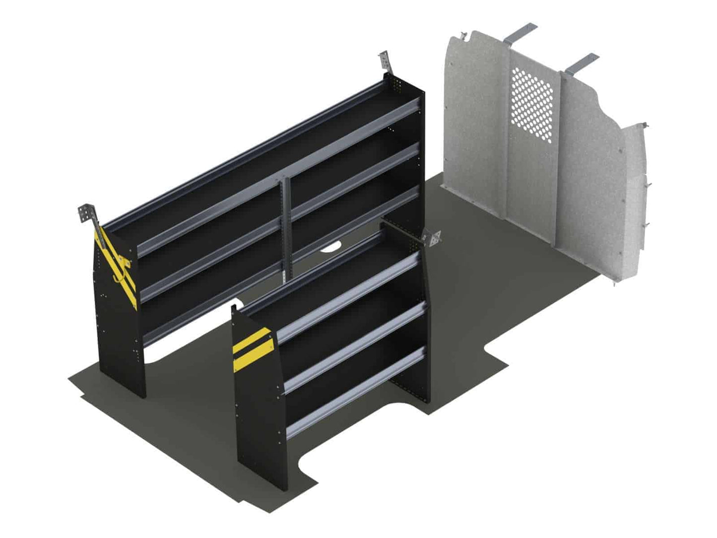 Contractor Van Shelving Package, Chevrolet Express, 155”  WB – GSL-10