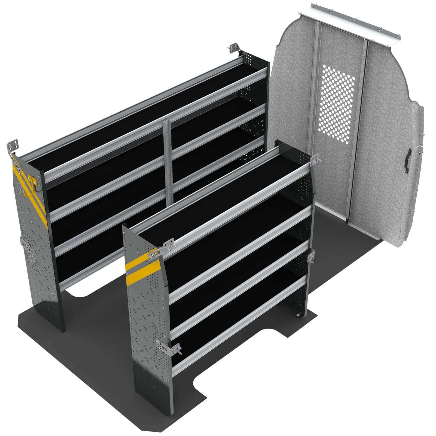 Contractor Van Shelving Package, Mercedes Sprinter, 144”  WB – DHS-10