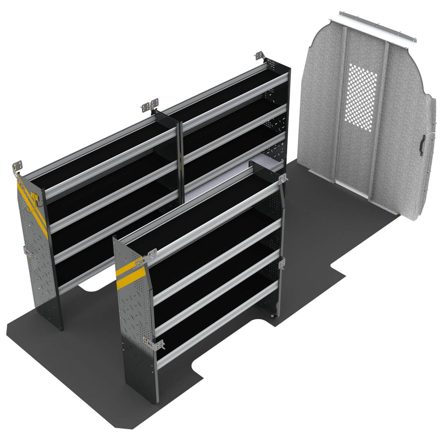 Contractor Van Shelving Package, Mercedes Sprinter, 170”  WB – DHL-10