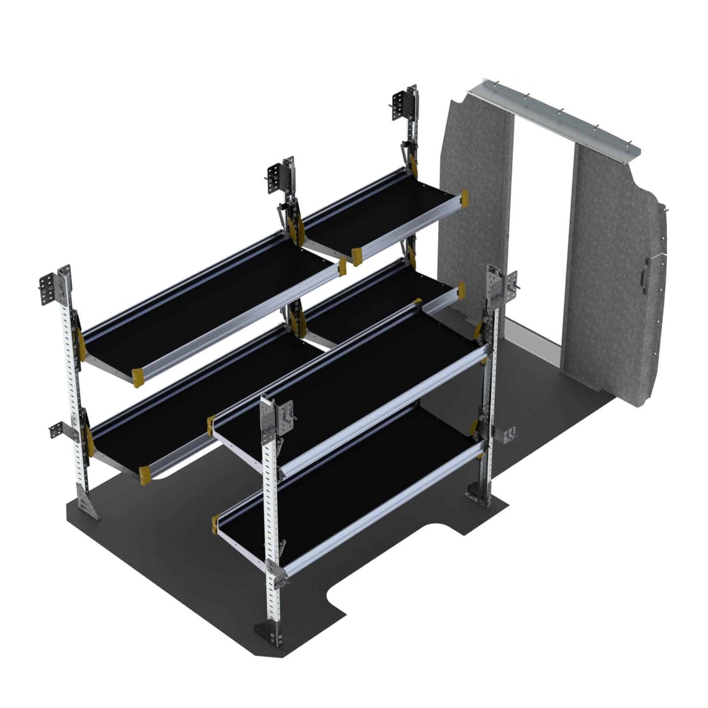 Delivery Van Shelving Package, Mercedes Sprinter, 144”  WB – DLS-19