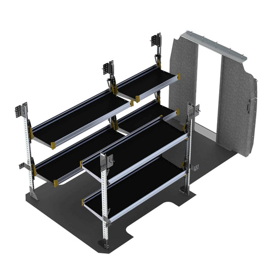 Delivery Van Shelving Package, Mercedes Sprinter, 144”  WB – DLS-19