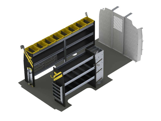 HVAC Van Shelving Package, Chevrolet Express, 155”  WB – GSL-12