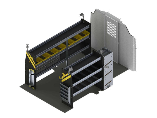 HVAC Van Shelving Package, Ford Transit Low Roof – FTL-12