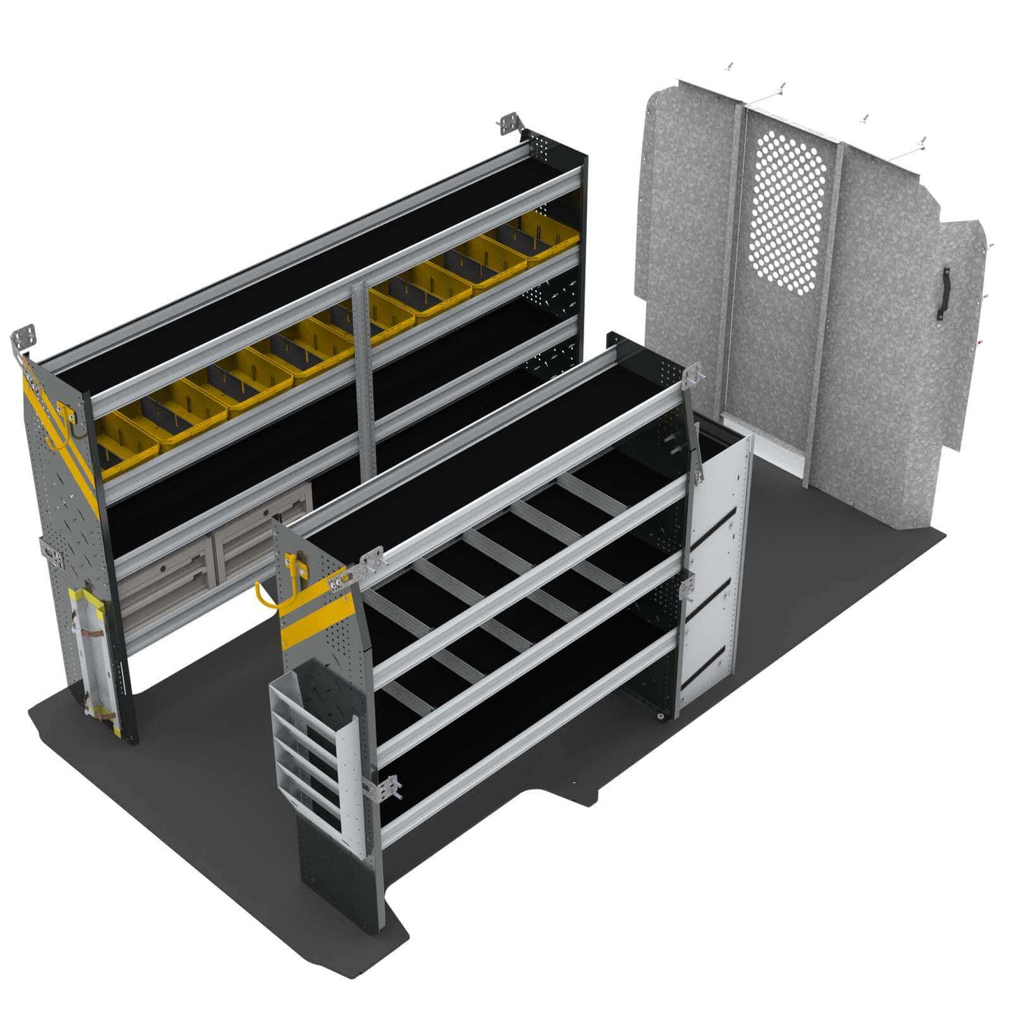 HVAC Van Shelving Package, RAM ProMaster, 159”  WB – RPL-12