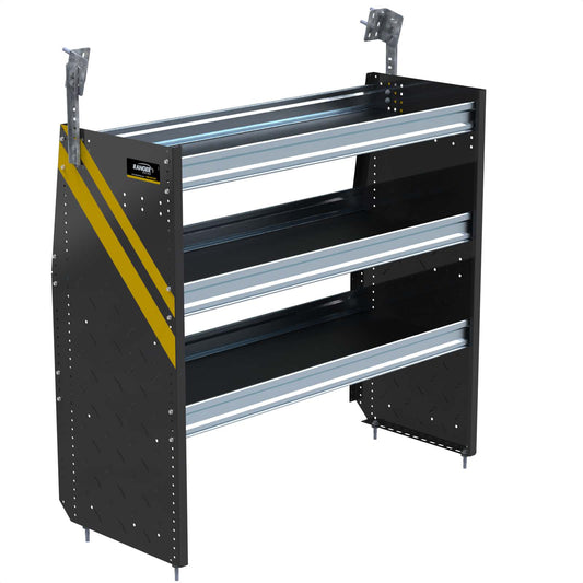 N4 Deep Series shelf unit, 48" wide, 3 trays