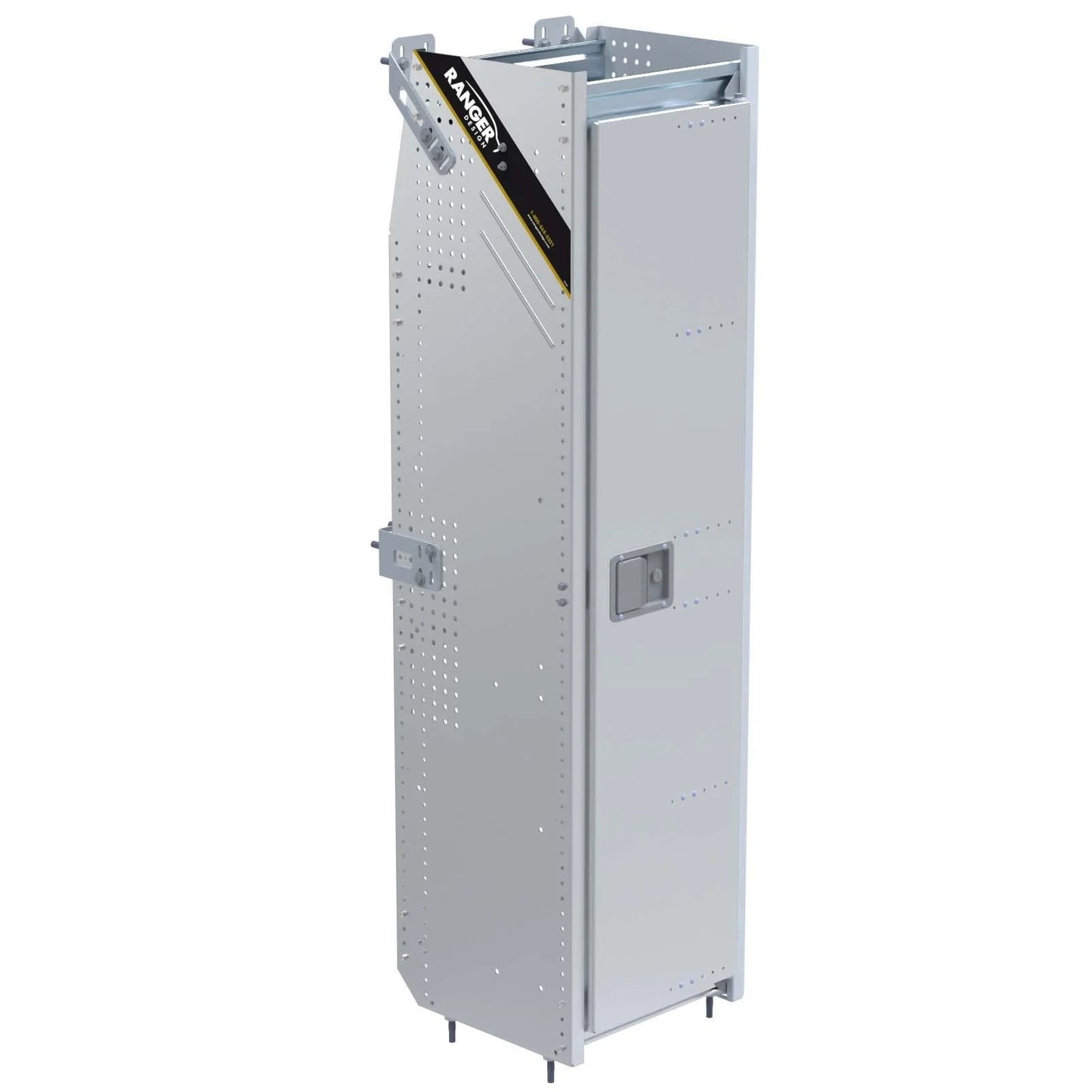 Locker w/ Top Shelf, Composite Aluminum, 16"d x 14"w x 62"h