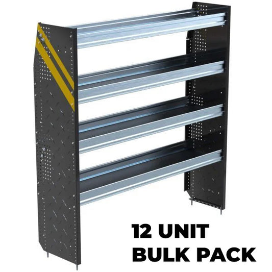 N5 Series Cargo Van Shelving, 60″ Wide, 4 Trays, 12 Bulk Pack – N5-RS60-4×12