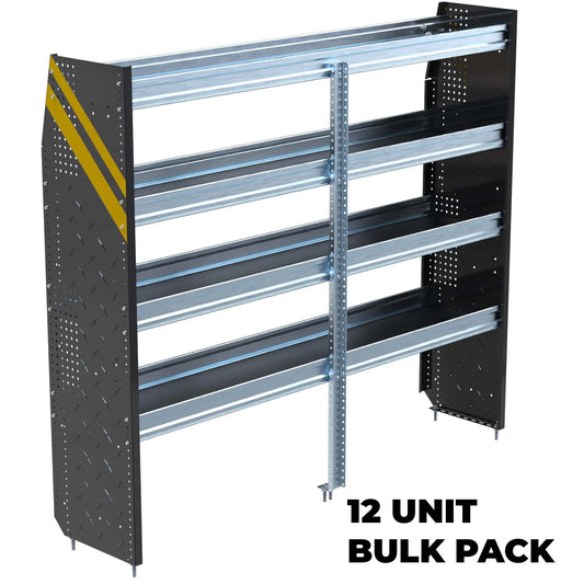 N5 Series Cargo Van Shelving, 72″ Wide, 4 Trays, 12 Bulk Pack – N5-RS72-4×12