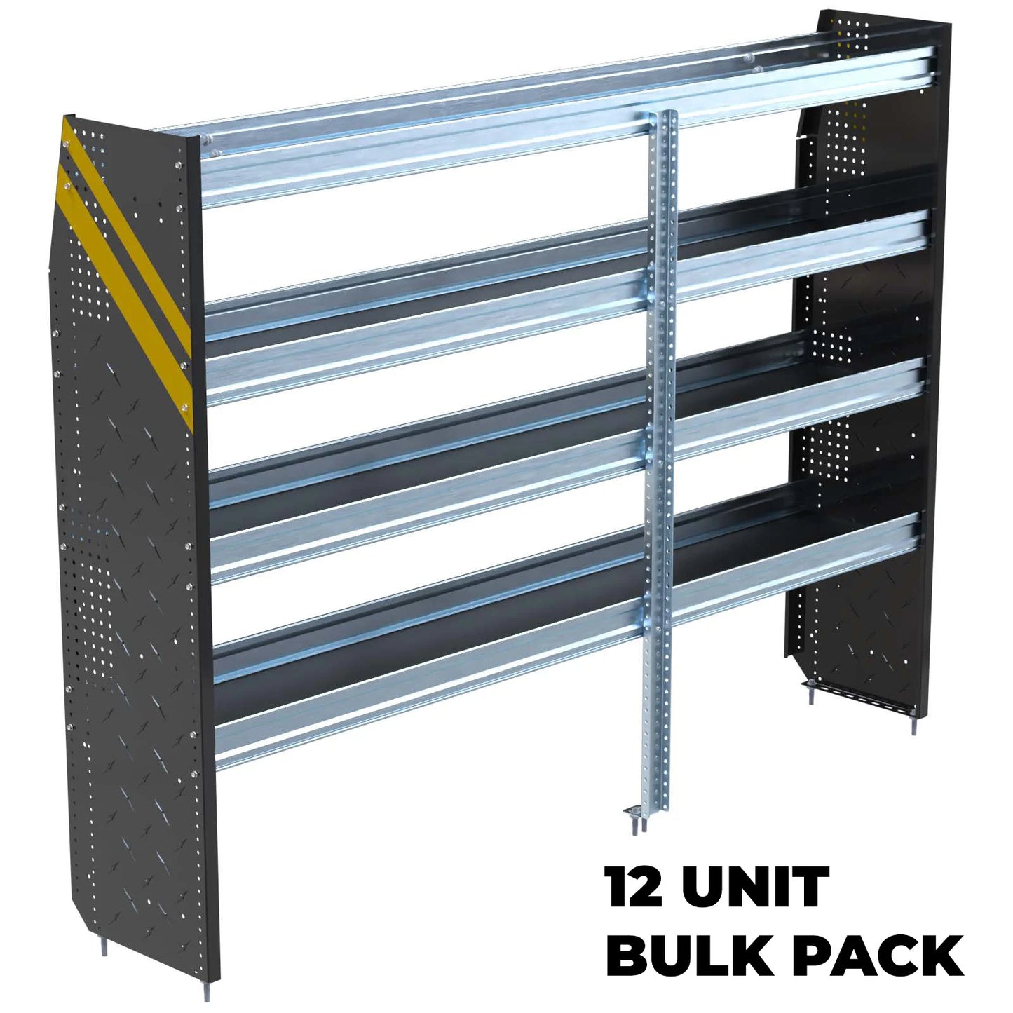 N5 Series Cargo Van Shelving, 84″ Wide, 4 Trays, 12 Bulk Pack – N5-RS84-4×12