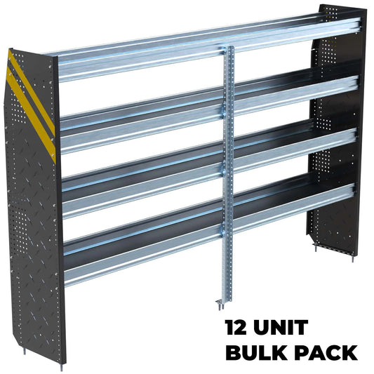 N5 Series Cargo Van Shelving, 96″ Wide, 4 Trays, 12 Bulk Pack – N5-RS96-4×12