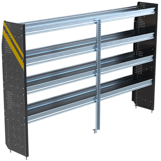 N5 Series Cargo Van Shelving, 96″ Wide, 4 Trays – N5-RS96-4
