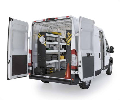 Mobile Service & Plumbing Van Shelving Package, RAM ProMaster, 118”  / 136”  WB – RPS-16