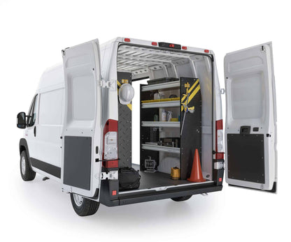 Mobile Service & Plumbing Van Shelving Package, RAM ProMaster, 118”  / 136”  WB – RPS-16