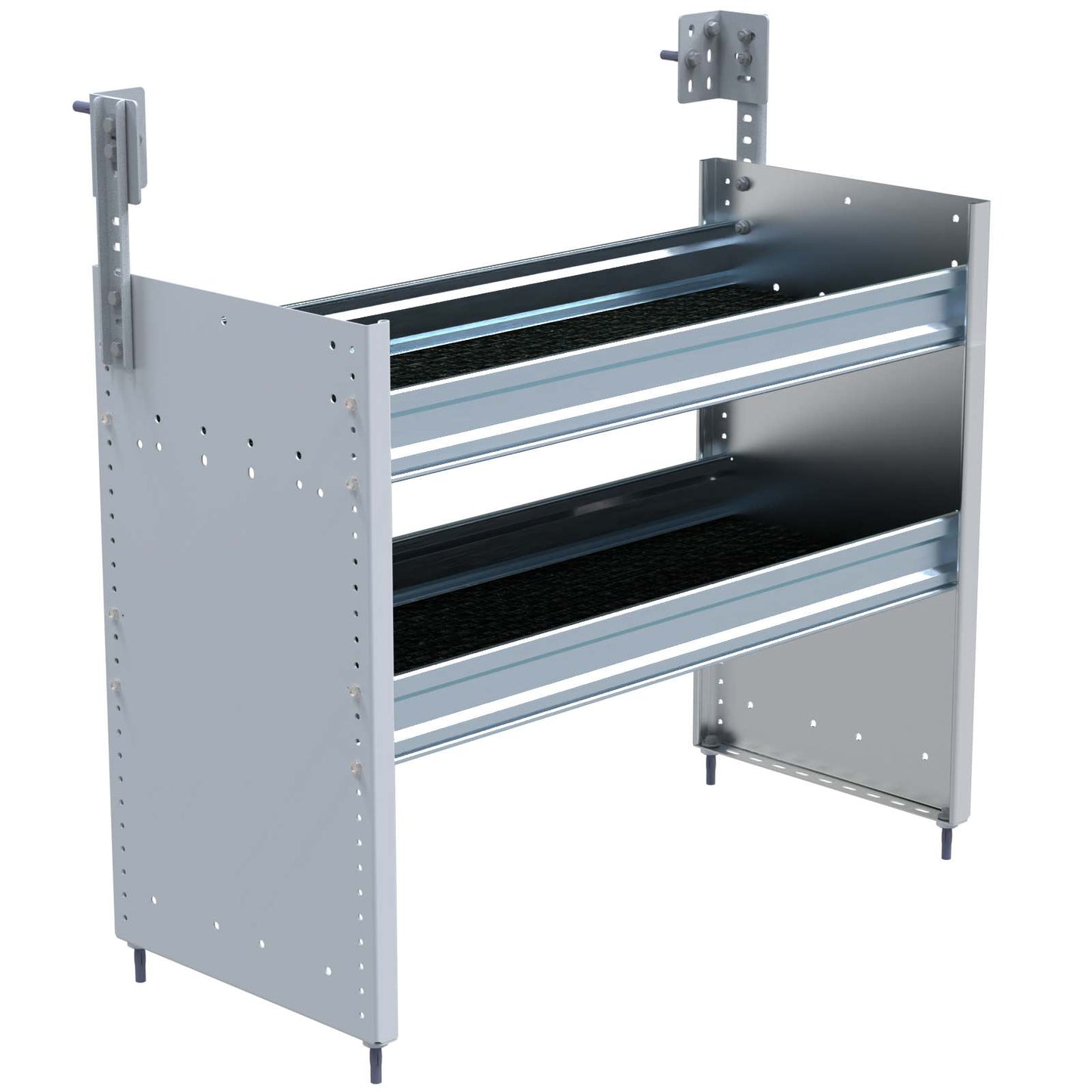 S2 Series Cargo Van Shelving, 36″ Wide, 2 Trays – S2-RA36-2C