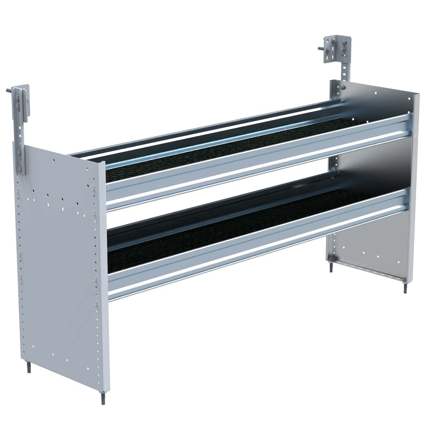 S2 Series Cargo Van Shelving, 60″ Wide, 2 Trays – S2-RA60-2C