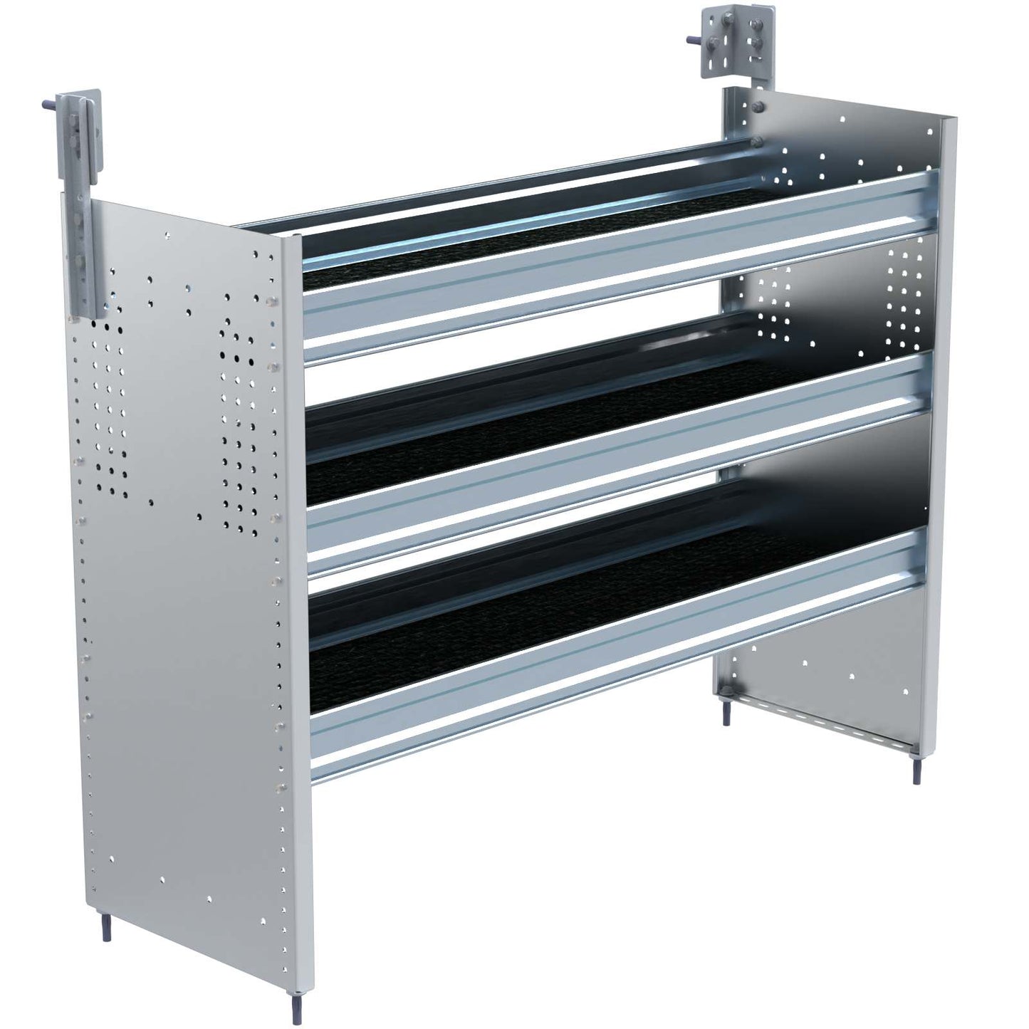 S3 Series Cargo Van Shelving, 48″ Wide, 3 Trays – S3-RA48-3C