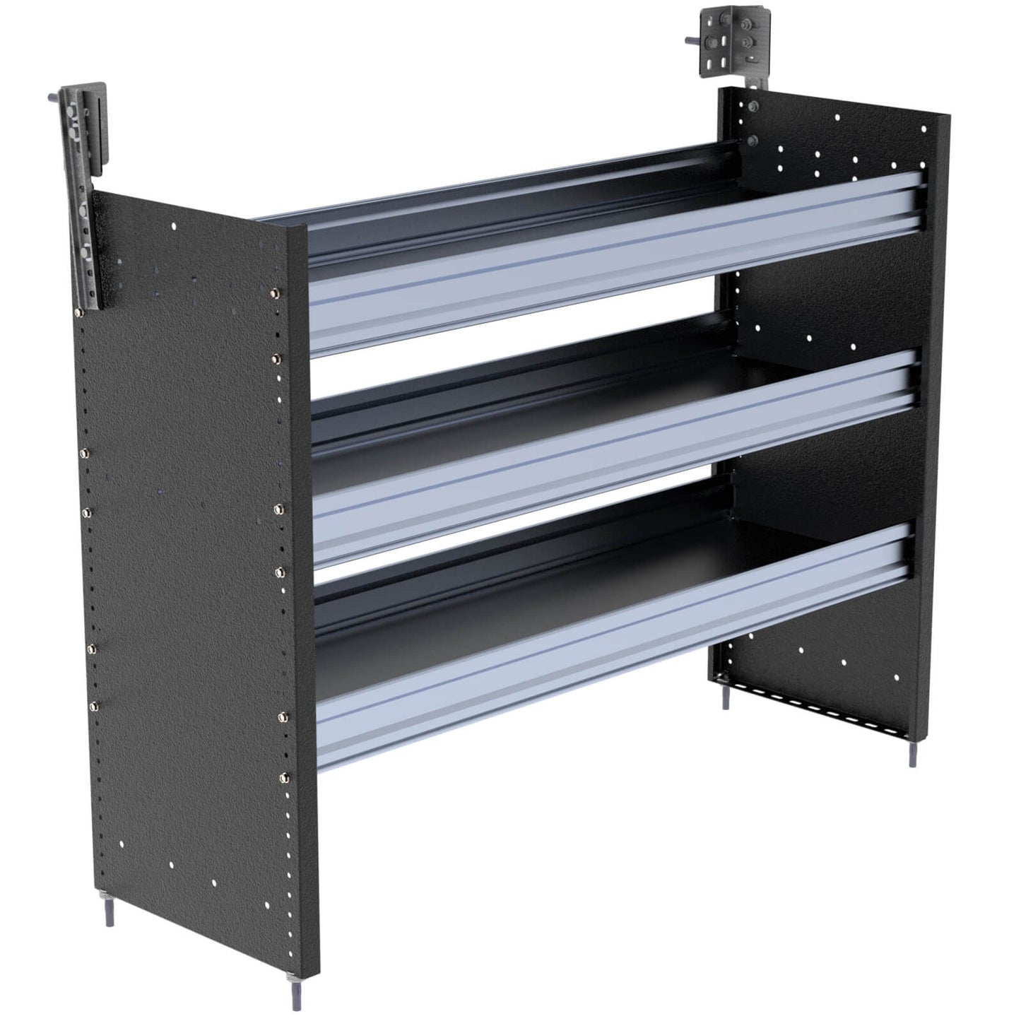 S3 Series Cargo Van Shelving, 48″ Wide, 3 Trays – S3-RS48-3