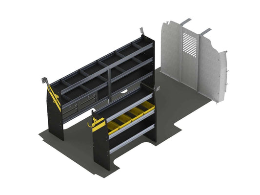 Mobile Service & Plumbing Van Shelving Package, Chevrolet Express, 155”  WB – GSL-16