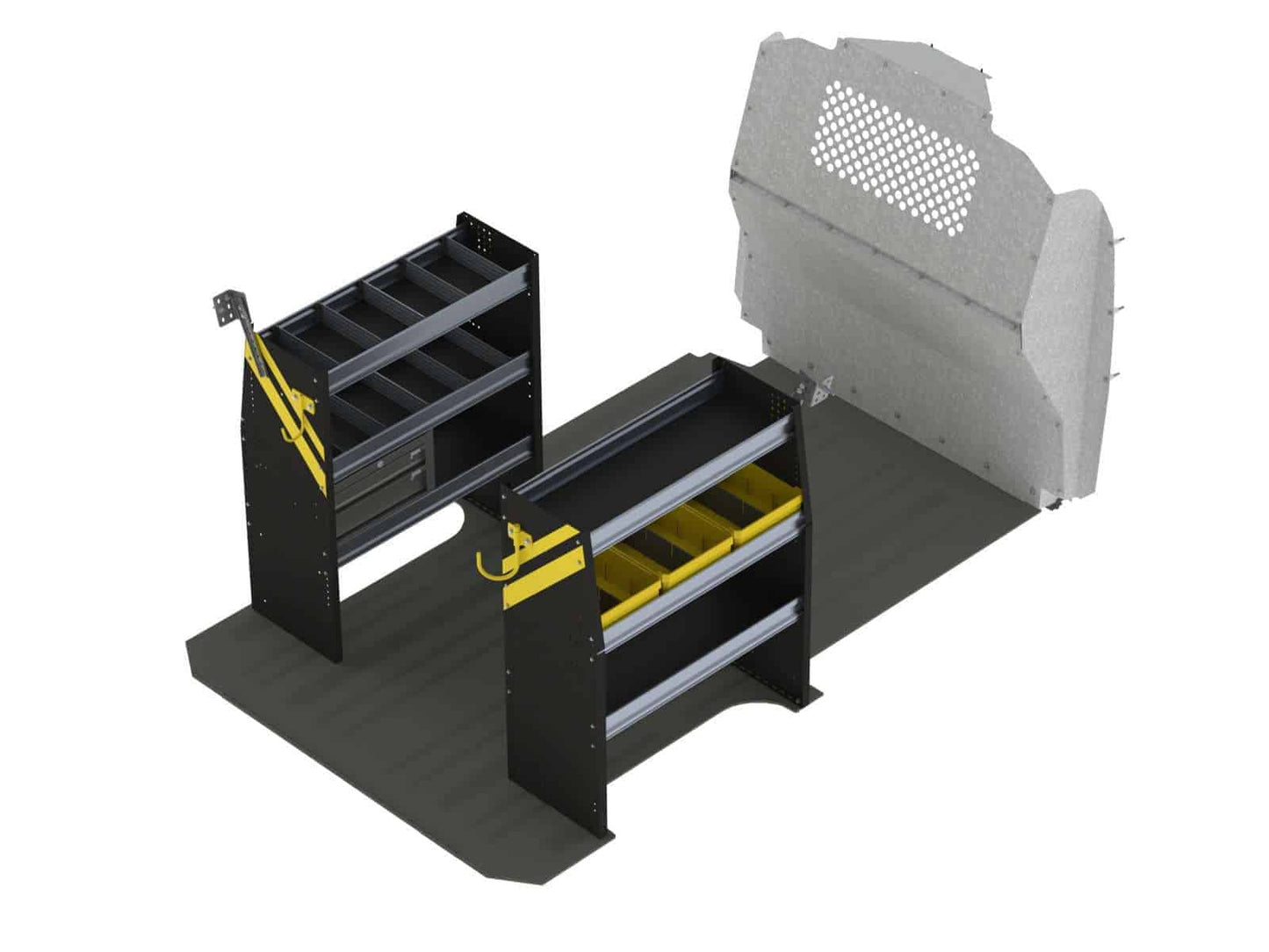 Mobile Service & Plumbing Van Shelving Package, Mercedes Metris All WB – MMR-16